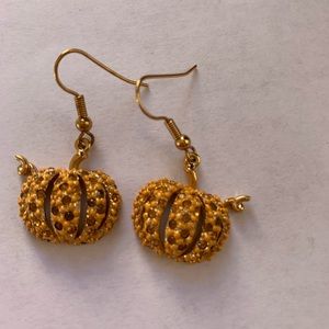 Whimsical Pumpkin Earrings